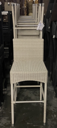 3 laatste barkrukken wicker broken white Bora Bora