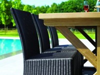 Laatse set van 4 terrasstoelen Patio SC antique java