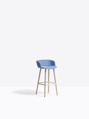 Pedrali Babila wood + rug