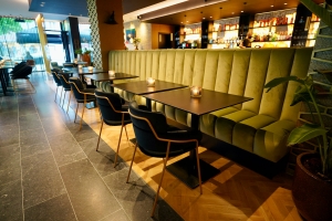 Banquette bandes verticaux